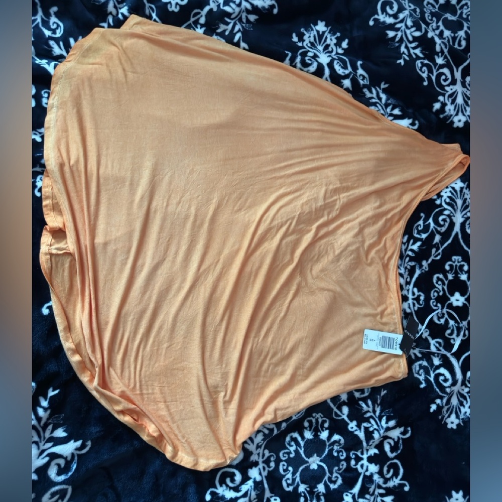 torrid Satin-Look Orange Tank Top